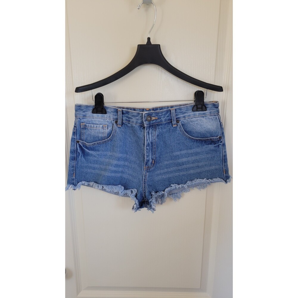 Women's Forever 21 Denim Cut Off Jeans Shortie Shorts